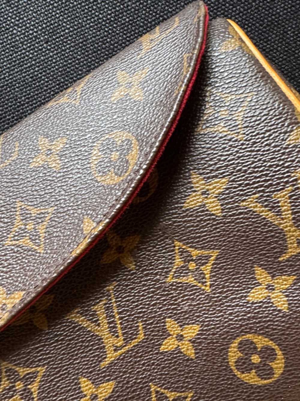 Louis Vuitton Monogram Envelope Clutch - Brown/Gold - Picture 2 of 2